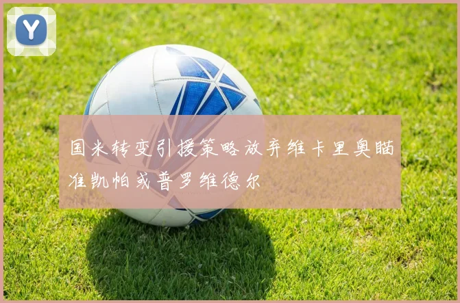 国米转变引援策略放弃维卡里奥瞄准凯帕或普罗维德尔