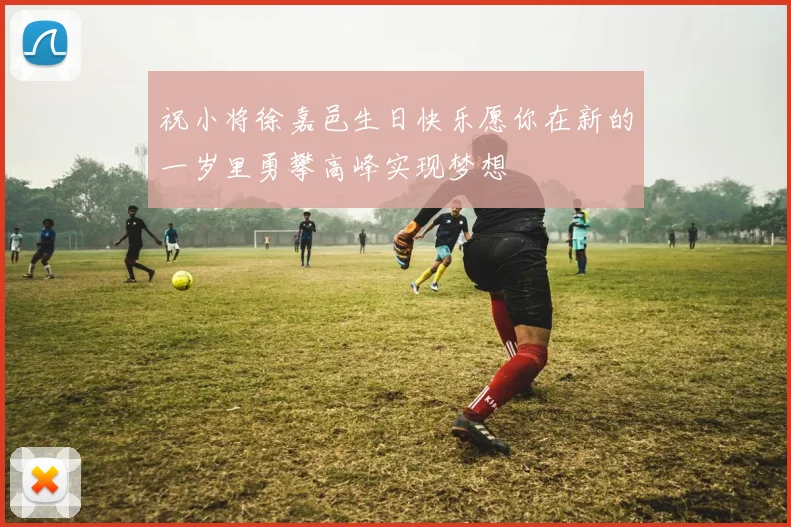 祝小将徐嘉邑生日快乐愿你在新的一岁里勇攀高峰实现梦想